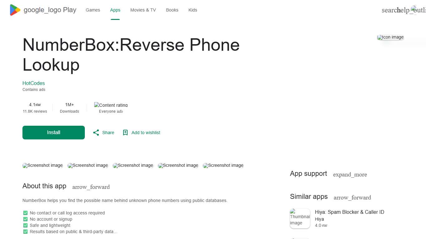 NumberBox:Reverse Phone Lookup - Apps on Google Play